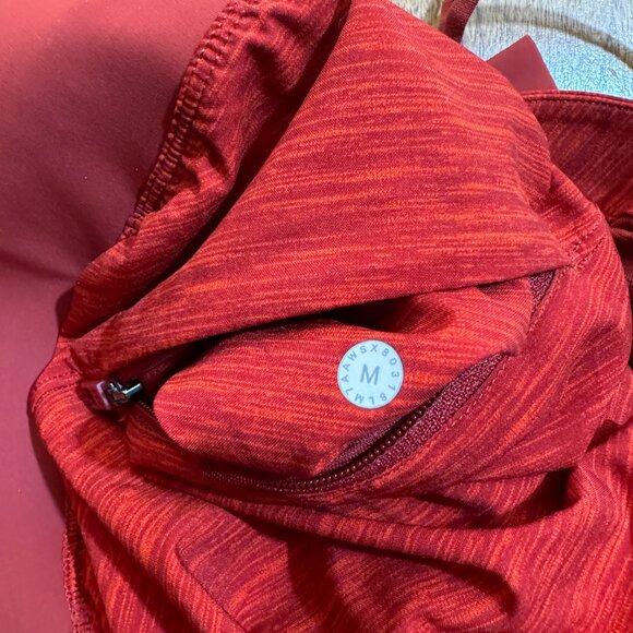 Lululemon T.H.E. Short Red, Men's Medium, 8" inseam - Picture 3 of 4